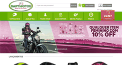 Desktop Screenshot of danymotos.com.br